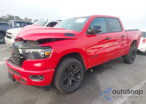 2024 Ram 1500 Big Horn 4X4 5'7 Box из США, поврежденный, VIN 1C6RRFFG1RN199328